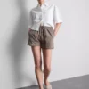 Cotton relaxed drawstring shorts Cotton relaxed drawstring shorts