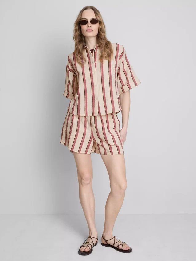 Cotton relaxed striped shirt Cotton relaxed striped shirt