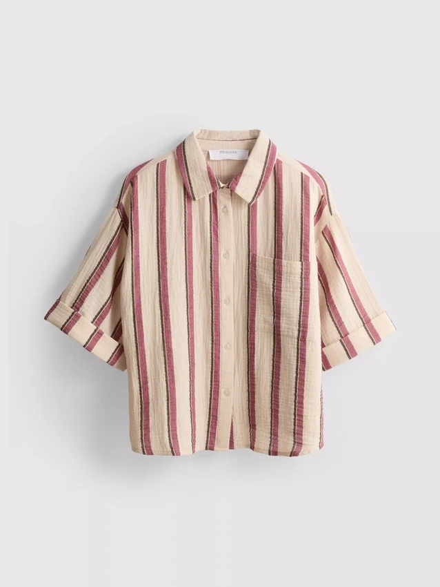 Cotton relaxed striped shirt Cotton relaxed striped shirt