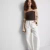 Cotton-rich bandeau top Cotton-rich bandeau top