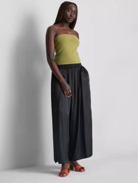 Cotton-rich bandeau top