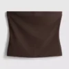 Cotton-rich bandeau top Cotton-rich bandeau top