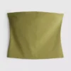 Cotton-rich bandeau top Cotton-rich bandeau top