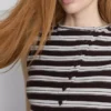 Cotton-rich button-through tank top Cotton-rich button-through tank top
