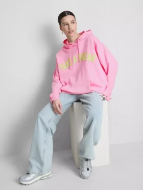 Cotton-rich collegiate-print hoodie Cotton-rich collegiate-print hoodie