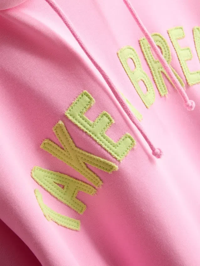 Cotton-rich collegiate-print hoodie Cotton-rich collegiate-print hoodie