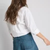 Cotton rich denim pleated flare shorts Cotton rich denim pleated flare shorts