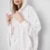 Cotton rich floral zip through hoodie Cotton rich floral zip through hoodie