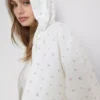 Cotton rich floral zip through hoodie Cotton rich floral zip through hoodie