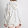 Cotton rich floral zip through hoodie Cotton rich floral zip through hoodie