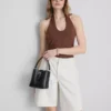 Cotton rich halter top Cotton rich halter top