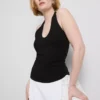 Cotton rich halter top Cotton rich halter top