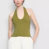 Cotton rich halter top Cotton rich halter top