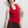 Cotton rich halter top Cotton rich halter top