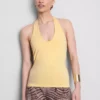Cotton rich halter top Cotton rich halter top