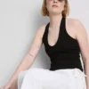 Cotton rich halter top Cotton rich halter top
