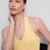 Cotton rich halter top Cotton rich halter top