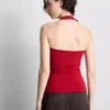 Cotton rich halter top Cotton rich halter top