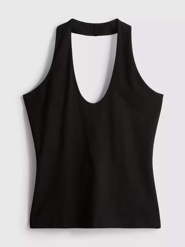 Cotton rich halter top Cotton rich halter top