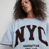 Cotton rich nyc drop sleeve sweatshirt Cotton rich nyc drop sleeve sweatshirt