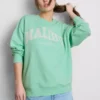 Cotton-rich oversized malibu sweatshirt Cotton-rich oversized malibu sweatshirt