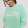 Cotton-rich oversized malibu sweatshirt Cotton-rich oversized malibu sweatshirt