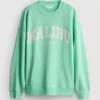 Cotton-rich oversized malibu sweatshirt Cotton-rich oversized malibu sweatshirt