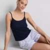 Cotton rich pointelle cami lounge top Cotton rich pointelle cami lounge top
