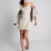 Cotton-rich ponte mini dress Cotton-rich ponte mini dress