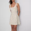 Cotton-rich ponte mini dress Cotton-rich ponte mini dress