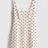 Cotton-rich ponte mini dress Cotton-rich ponte mini dress
