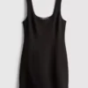 Cotton-rich ponte mini dress Cotton-rich ponte mini dress
