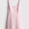 Cotton-rich ponte mini dress Cotton-rich ponte mini dress