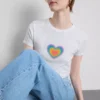 Cotton rich pride heart baby tee Cotton rich pride heart baby tee
