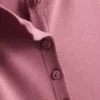 Cotton-rich ribbed button-through top Cotton-rich ribbed button-through top