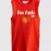 Cotton rich ribbed graphic tank Cotton rich ribbed graphic tank