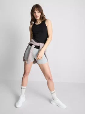 Cotton rich ribbed racerback tank