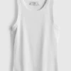 Cotton rich ribbed racerback tank Cotton rich ribbed racerback tank