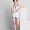 Cotton-rich stretch shorty pajamas Cotton-rich stretch shorty pajamas