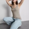 Cotton rich stretch tank Cotton rich stretch tank