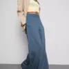 Cotton-rich wide-leg pleated joggers Cotton-rich wide-leg pleated joggers