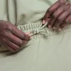 Cotton rich wide leg sweatpants