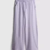 Cotton rich wide leg sweatpants