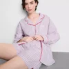 Cotton room service striped pajama shorts Cotton room service striped pajama shorts
