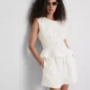 Cotton shirred tank top Cotton shirred tank top