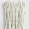 Cotton shirred tank top Cotton shirred tank top