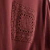 Cotton short sleeve crochet tee Cotton short sleeve crochet tee