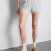 Cotton split hem lounge shorts Cotton split hem lounge shorts