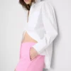 Cotton split hem lounge shorts Cotton split hem lounge shorts