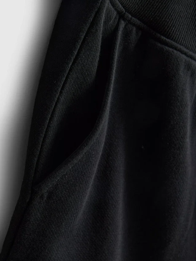 Cotton split hem lounge shorts Cotton split hem lounge shorts